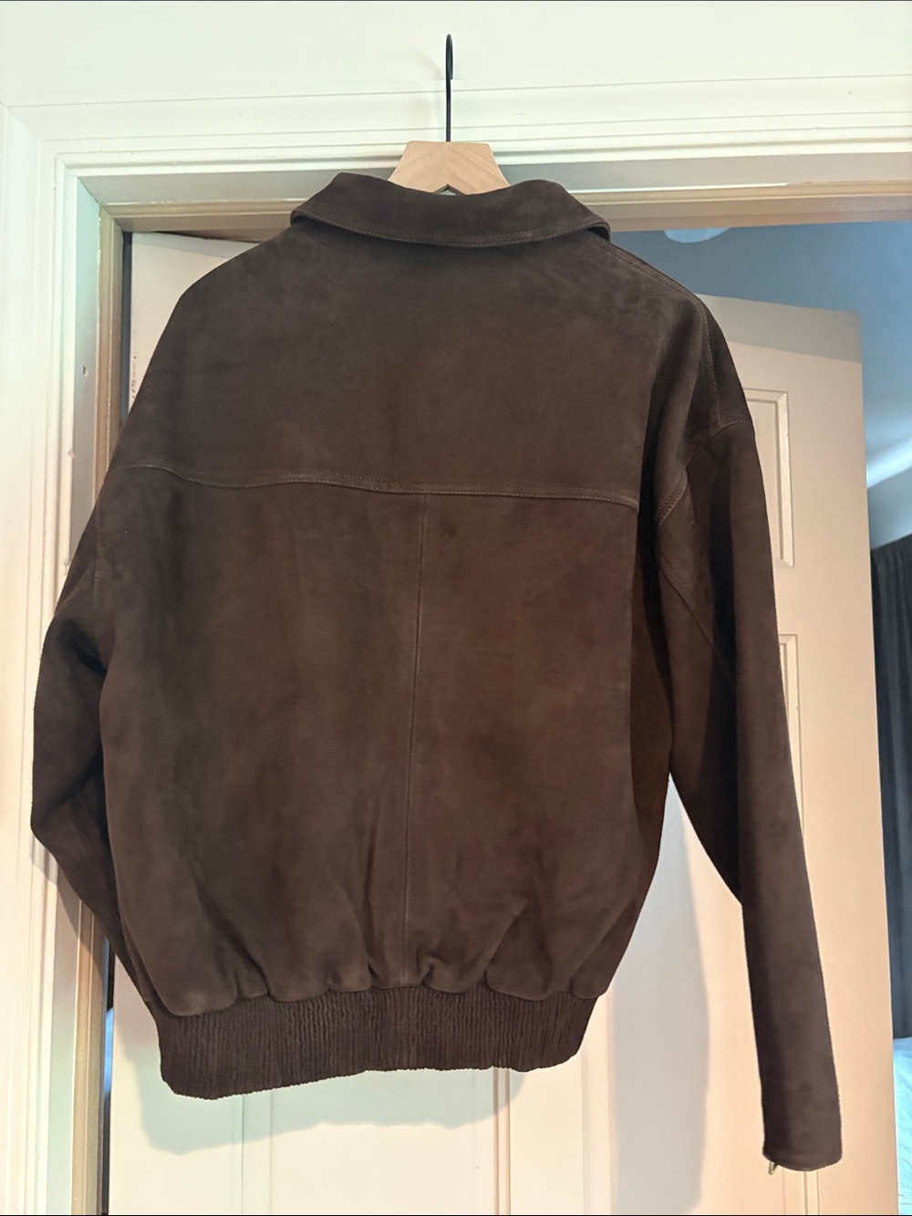 Dissh dalton suede bomber jacket in bitter chocolate never worn size US 4 - Picture 7 of 8
